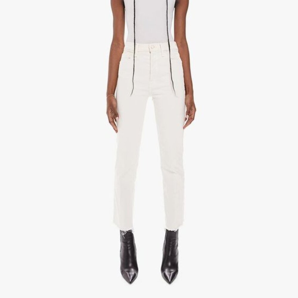 MOTHER The Tripper Ankle Fray Jeans - Play Date